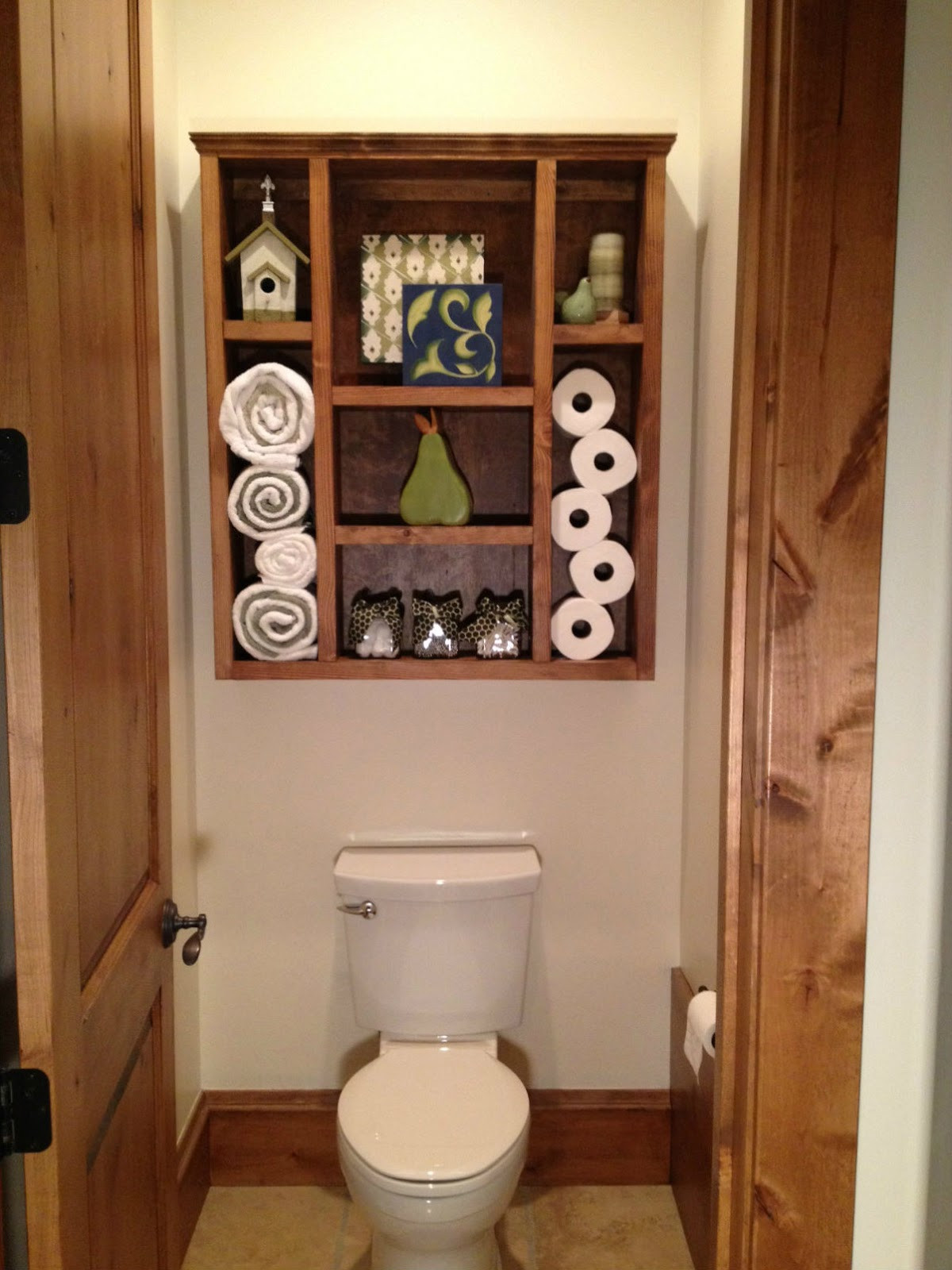 Best ideas about DIY Bathroom Shelves
. Save or Pin Dad Built This Bathroom Shelf Now.