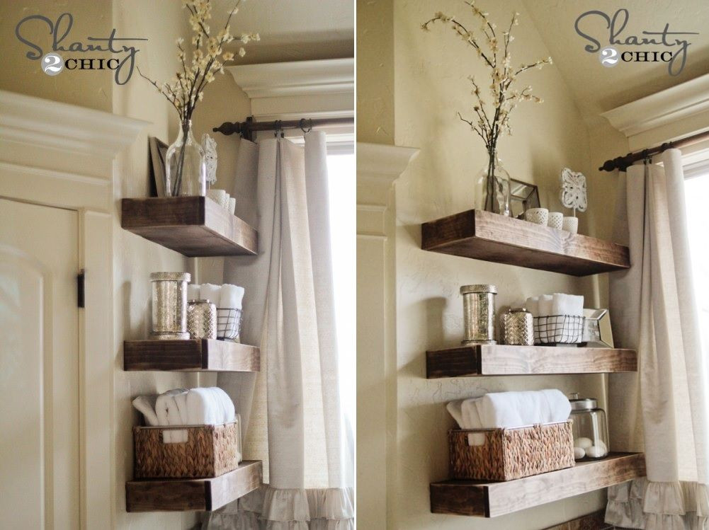 Best ideas about DIY Bathroom Shelves
. Save or Pin DIY Bathroom Shelves To Increase Your Storage Space Now.