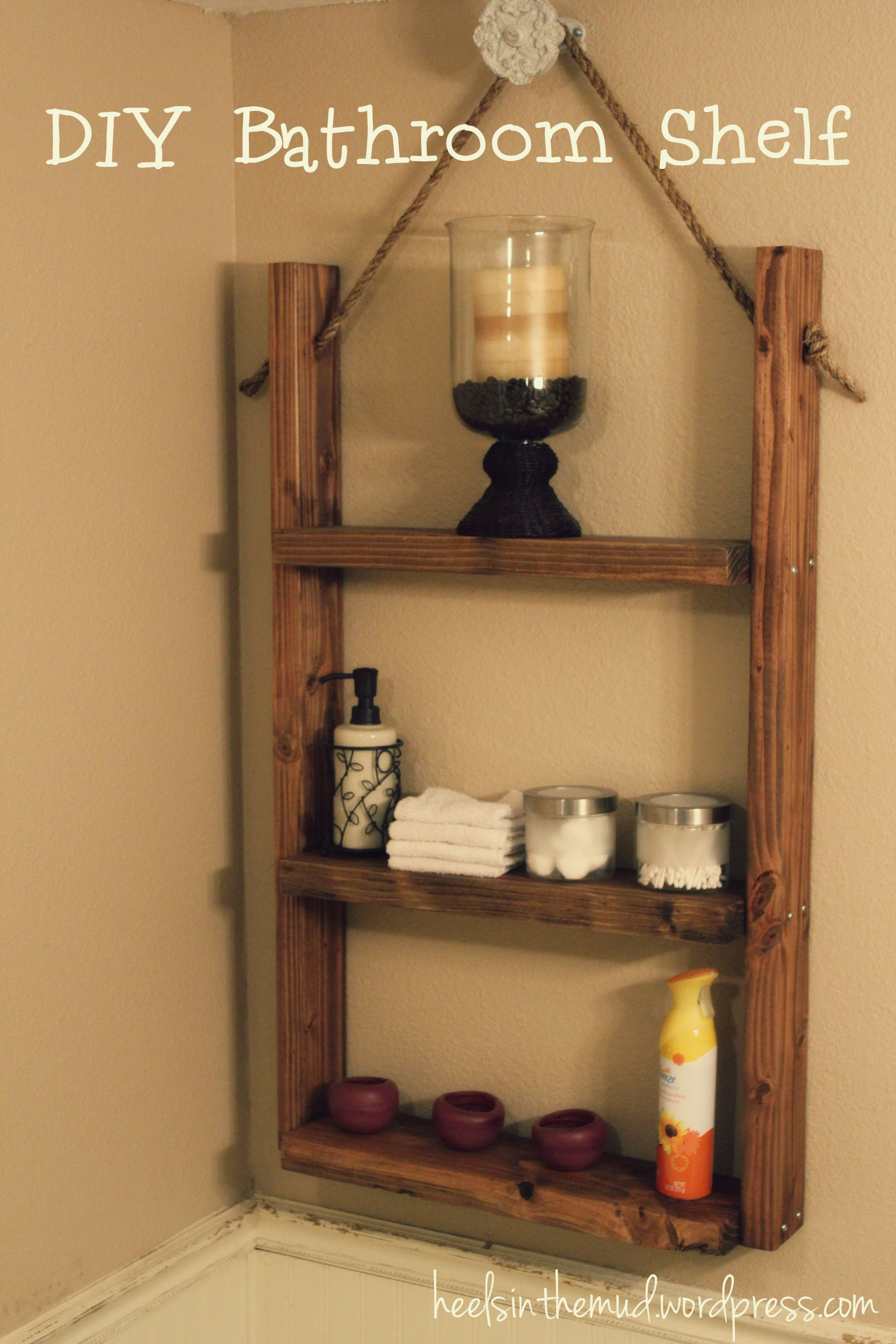 Best ideas about DIY Bathroom Shelves
. Save or Pin DIY Bathroom Shelf Now.