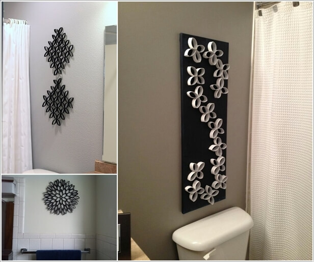 Best ideas about DIY Bathroom Wall Art
. Save or Pin 10 Creative DIY Bathroom Wall Decor Ideas Now.
