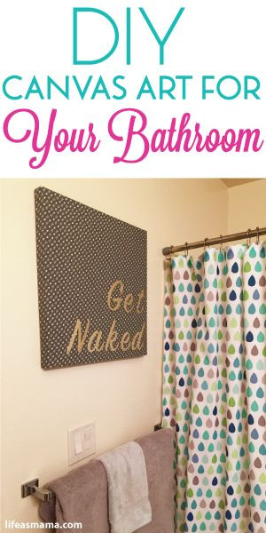 Best ideas about DIY Bathroom Wall Art
. Save or Pin DIY Canvas Art For Your Bathroom Family Man Now.