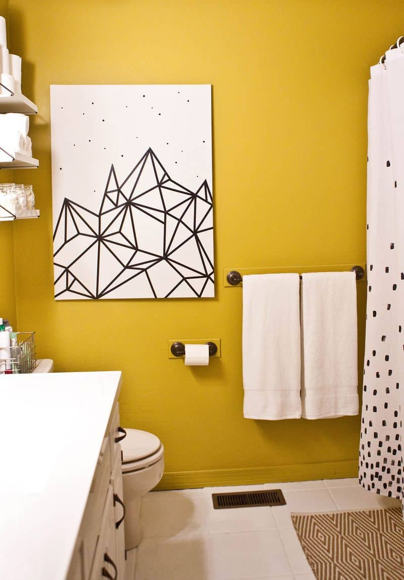 Best ideas about DIY Bathroom Wall Art
. Save or Pin 10 DIY Wall Decorations With Washi Tape Now.