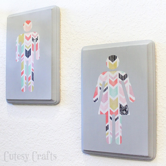 Best ideas about DIY Bathroom Wall Art
. Save or Pin DIY Wall Art for the Bathroom Cutesy Crafts Now.