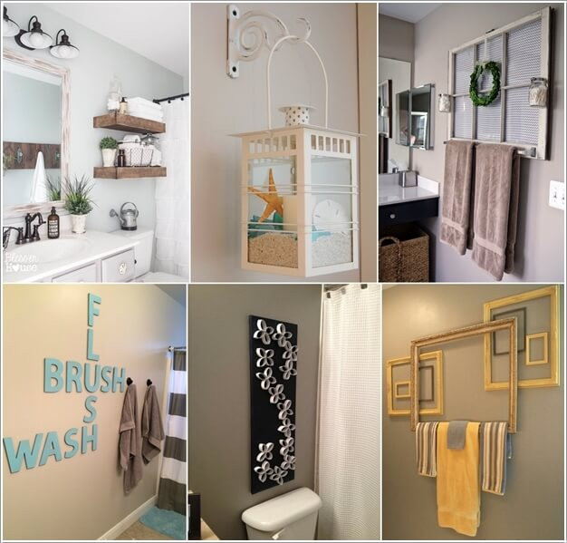 Best ideas about DIY Bathroom Wall Decor
. Save or Pin 10 Creative DIY Bathroom Wall Decor Ideas Now.