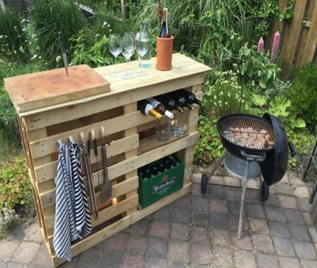 Best ideas about DIY Bbq Table
. Save or Pin DIY BBQ Side Table with Pallets Now.