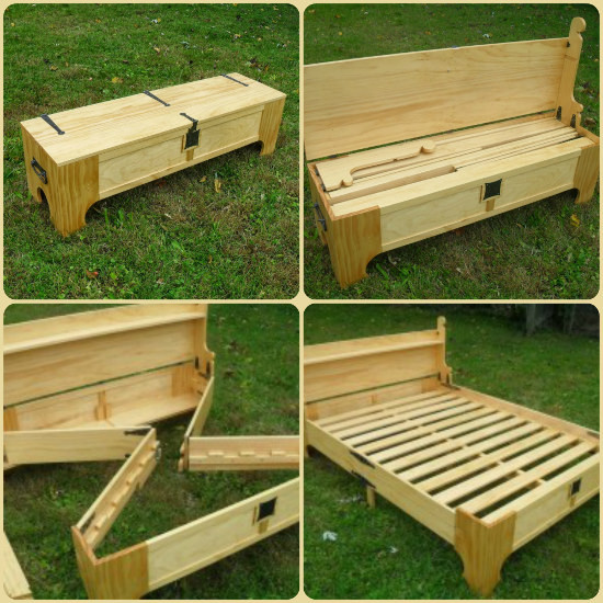 Best ideas about DIY Bed Bench
. Save or Pin How To Make a DIY Bench That Folds Into A Bed Perfect Now.