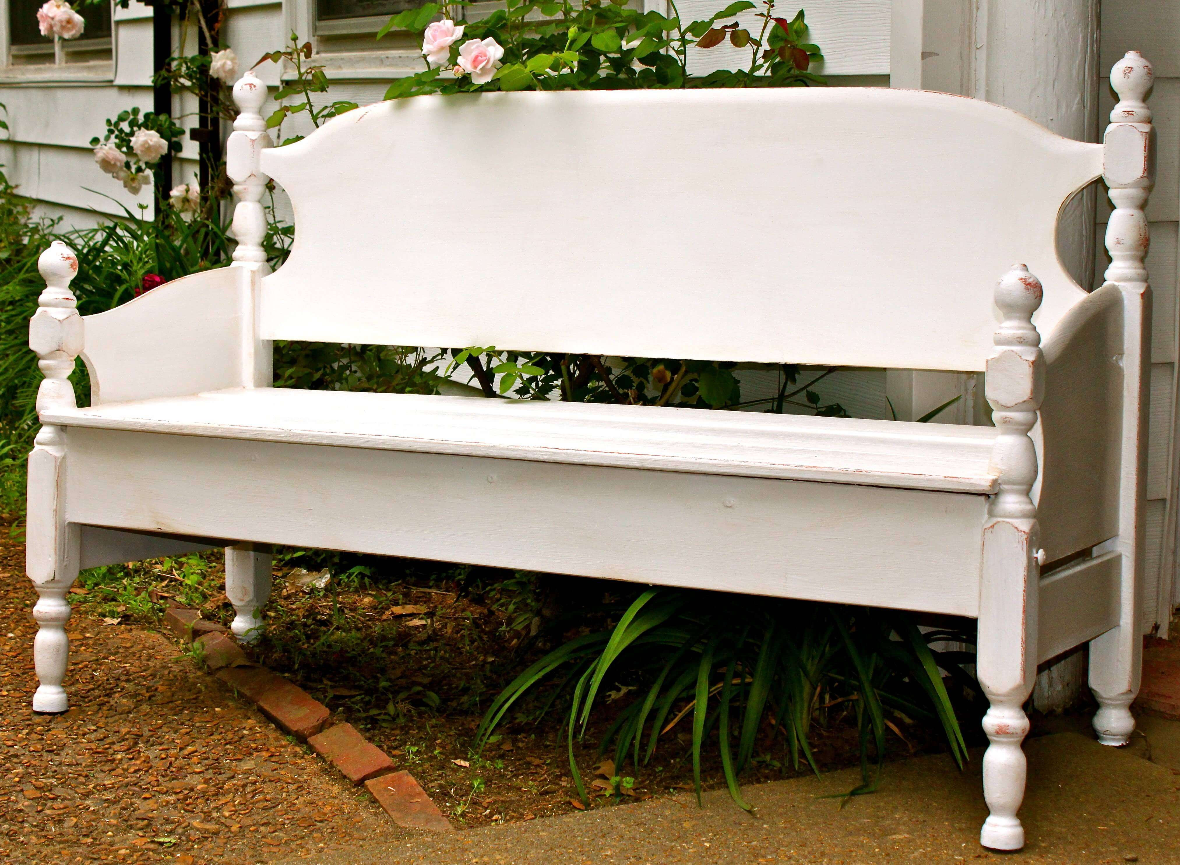 Best ideas about DIY Bed Bench
. Save or Pin Build a Garden Bench from a Bed Now.