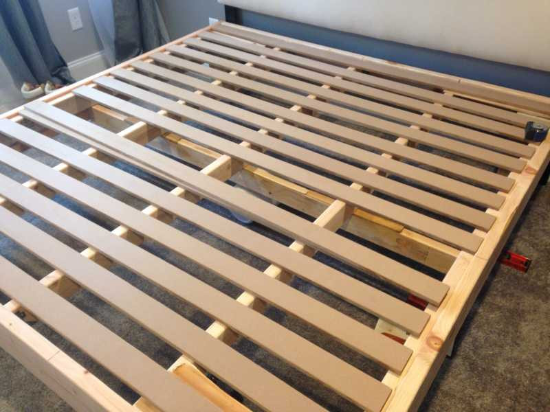 Best ideas about DIY Bed Foundation
. Save or Pin King Sized Deck DIY Bed Frame with Foundation for $100 Now.