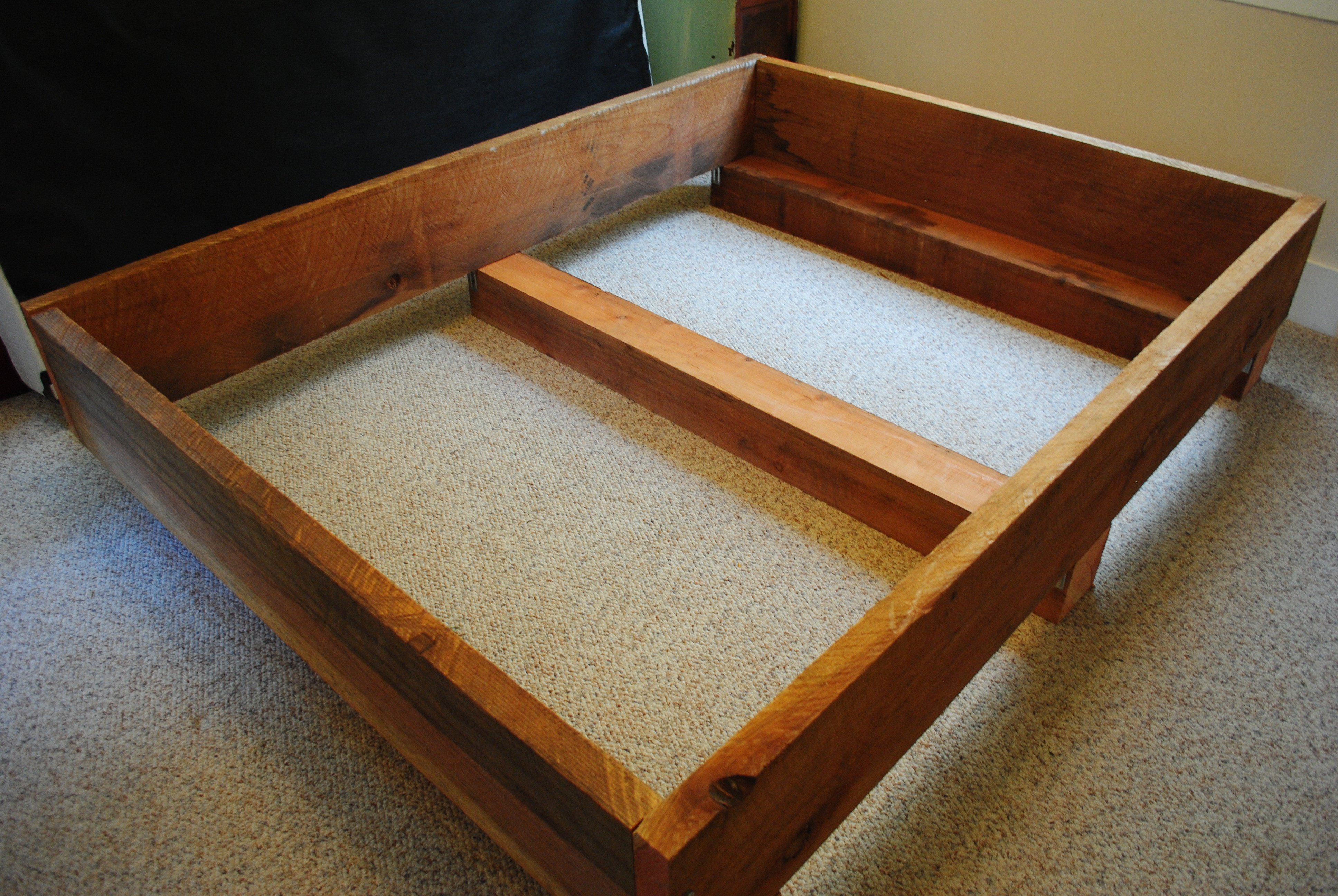 Best ideas about DIY Bed Frame Plans
. Save or Pin DIY Project 2 Redwood Bed Frame Now.