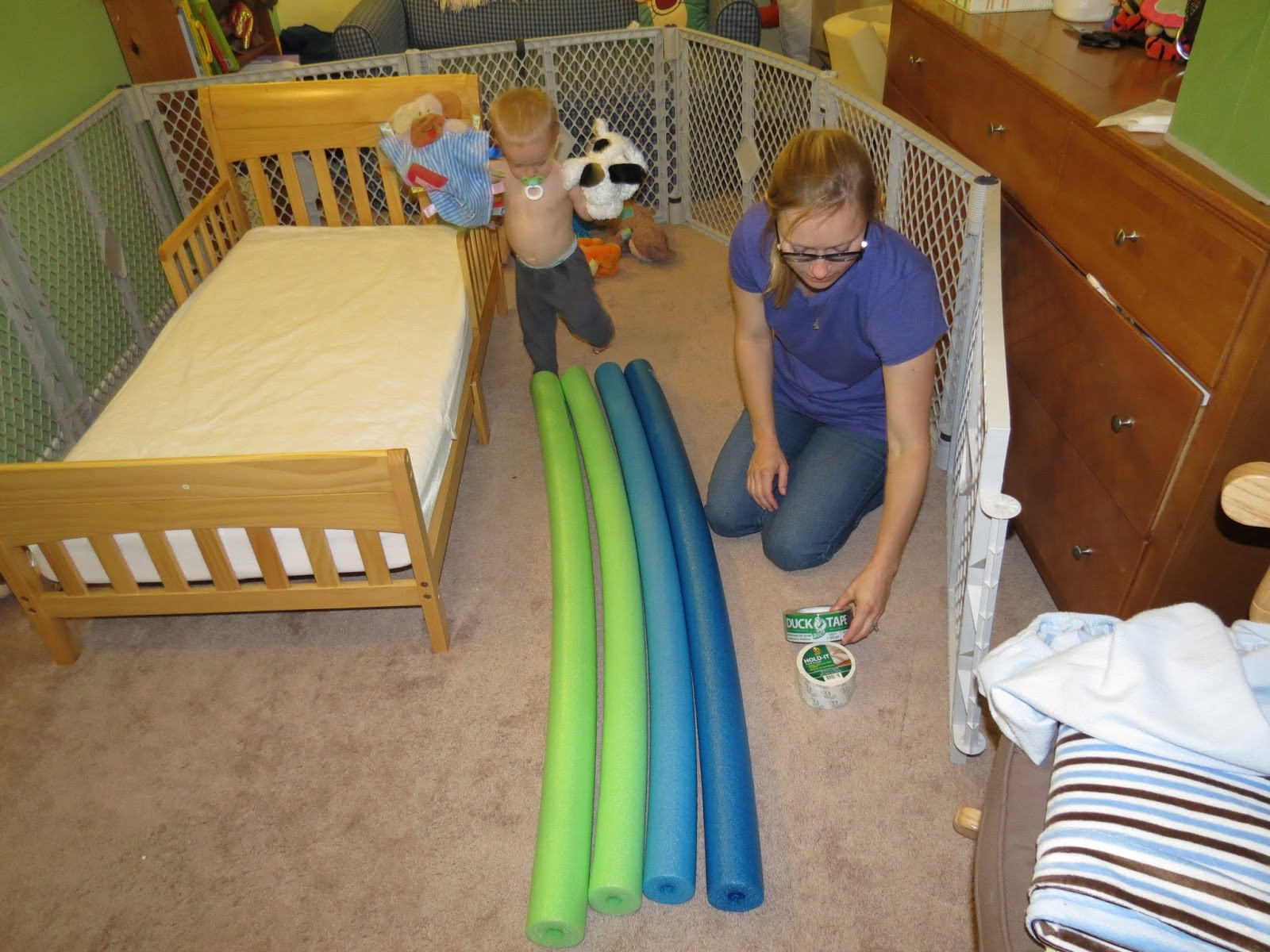 Best ideas about DIY Bed Rail For Toddler
. Save or Pin Mama Frankenstein DIY Toddler Bed Bumper Tutorial Now.