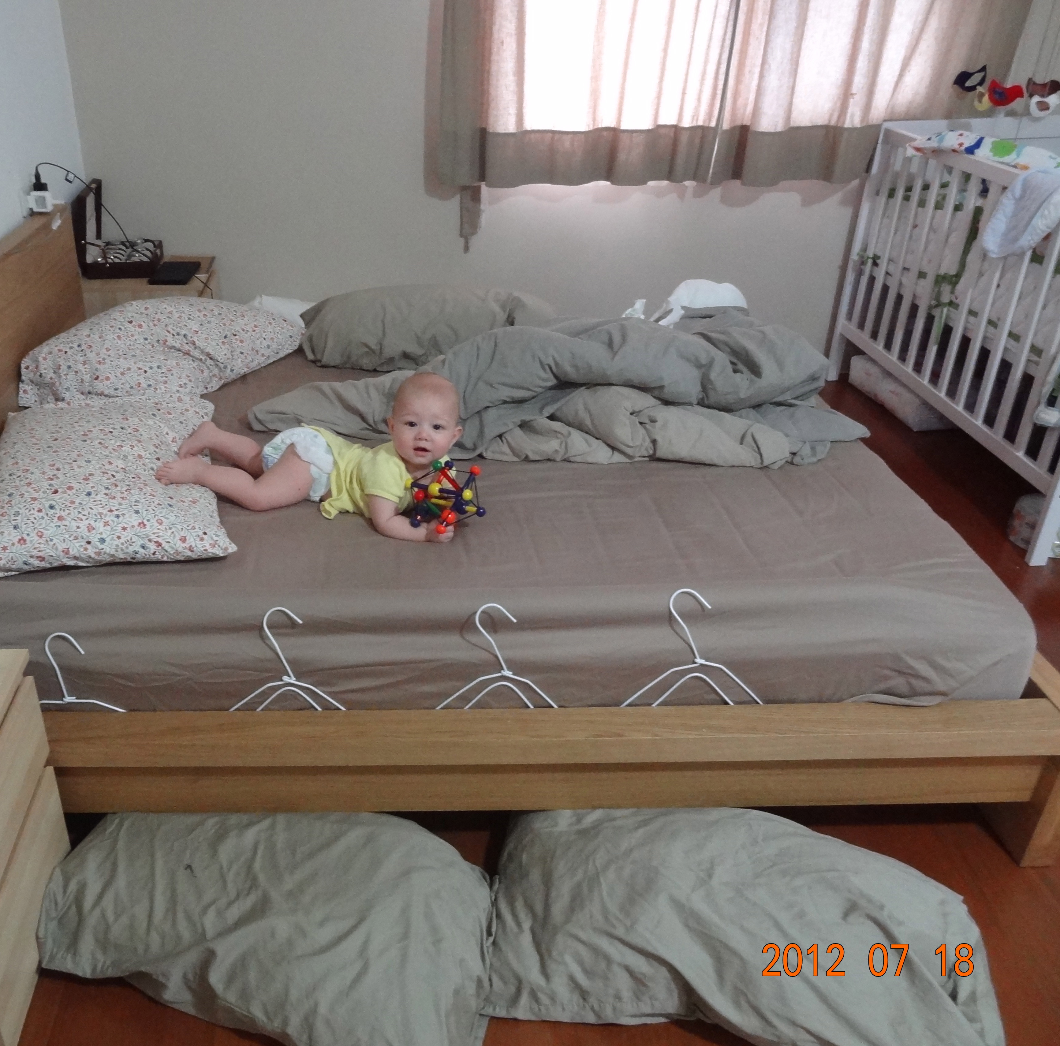 Best ideas about DIY Bed Rails For Toddler
. Save or Pin DIY baby Bedrail with swimming noodle Now.