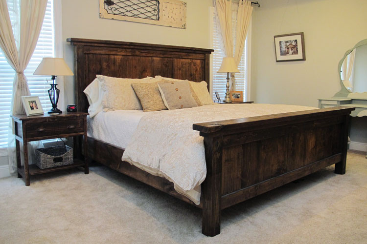 Best ideas about DIY Bedroom Furniture Plans
. Save or Pin DIY Pottery Barn Farmhouse Bed – DIYstinctly Made Now.