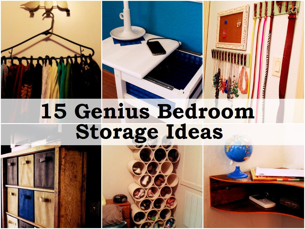 Best ideas about Diy Bedroom Organizers
. Save or Pin 15 Genius Bedroom Storage Ideas Now.