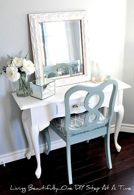 Best ideas about DIY Bedroom Vanity
. Save or Pin 25 best ideas about Painted makeup vanity on Pinterest Now.