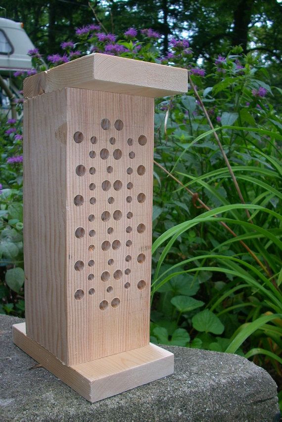Best ideas about DIY Bee Box
. Save or Pin Solitary Bee Box Handmade by MimisGardenInc on Etsy $14 Now.