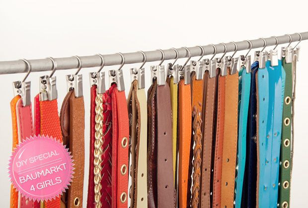 Best ideas about DIY Belt Organizer
. Save or Pin DIY Gürtel Aufbewahrung Kostenpunkt ca EUR 7 Now.