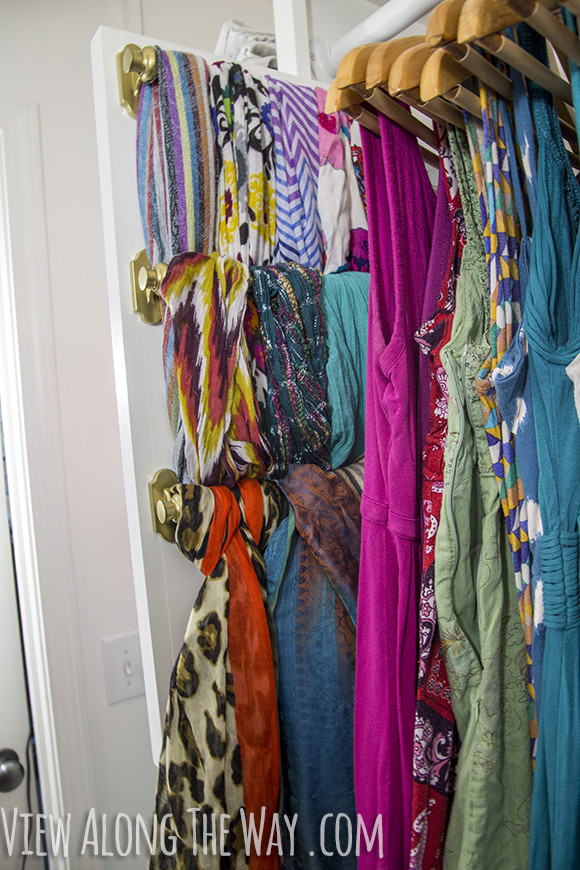 Best ideas about DIY Belt Organizer
. Save or Pin DIY slide out scarf and belt organizers View Along the Now.