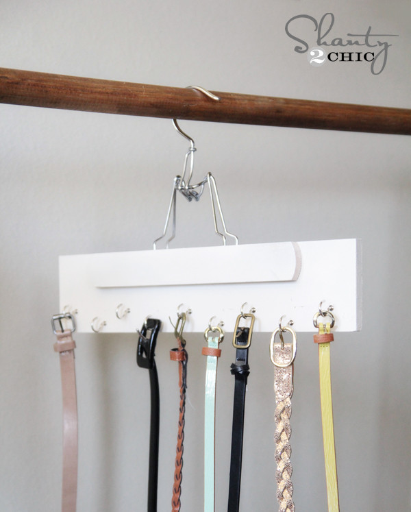 Best ideas about DIY Belt Organizer
. Save or Pin Closet Organization DIY Belt Hanger Shanty 2 Chic Now.