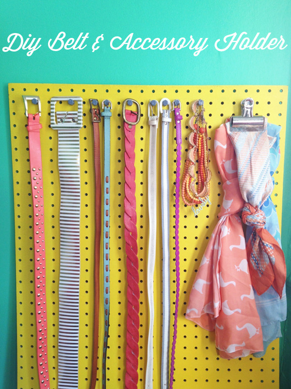 Best ideas about DIY Belt Organizer
. Save or Pin Oh So Lovely Vintage A simple belt rack accessory Now.