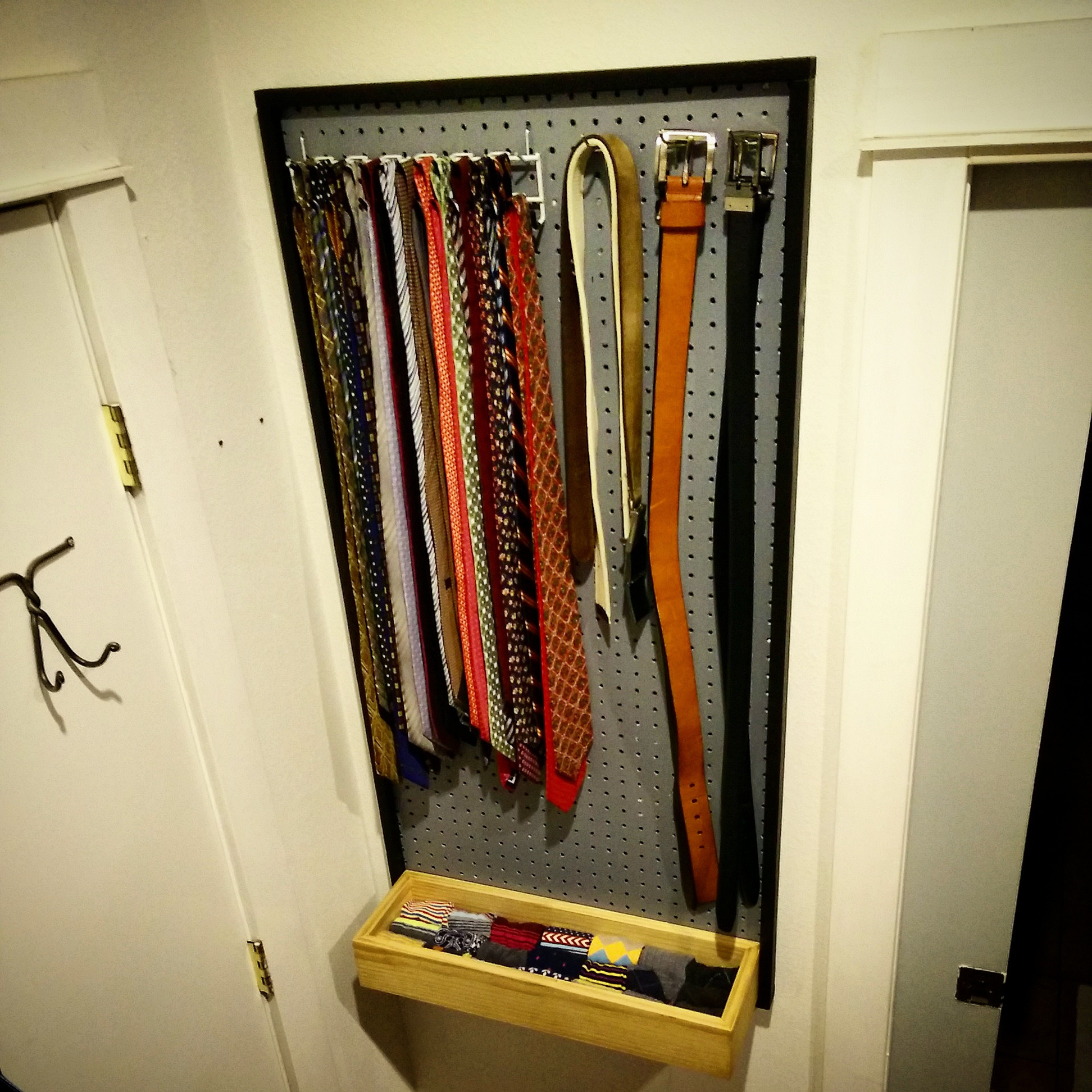 Best ideas about DIY Belt Organizer
. Save or Pin tie rack belt rack sock organizer DIY project Now.