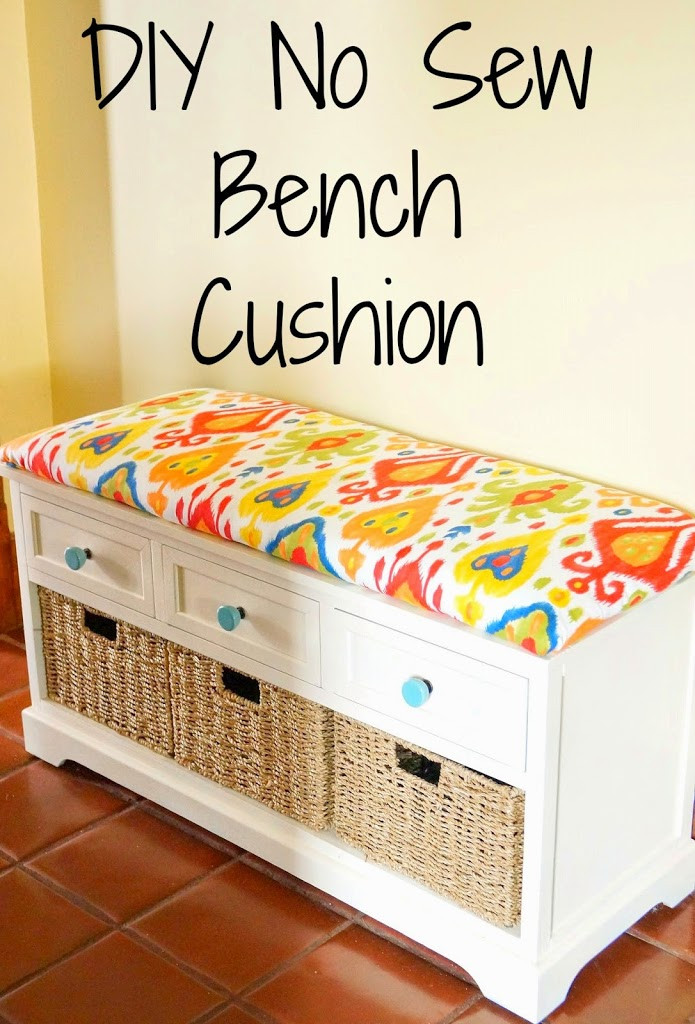 Best ideas about DIY Bench Seat Cushion
. Save or Pin DIY No Sew Bench Cushion Now.