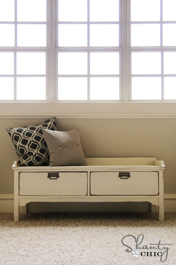 Best ideas about DIY Benches With Storage
. Save or Pin Pottery Barn Knock f Bench Shanty 2 Chic Now.