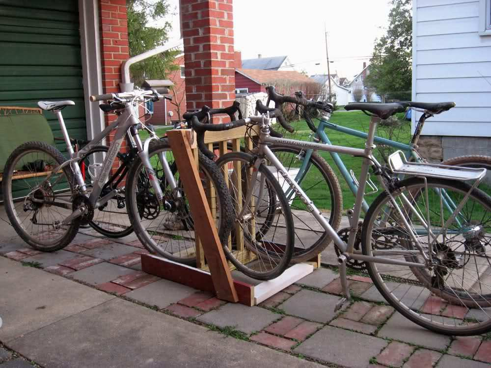 Best ideas about DIY Bicycle Rack
. Save or Pin DIY bike rack Now.