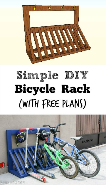 Best ideas about DIY Bicycle Rack
. Save or Pin Simple DIY Bicycle Rack with free plans Addicted 2 DIY Now.