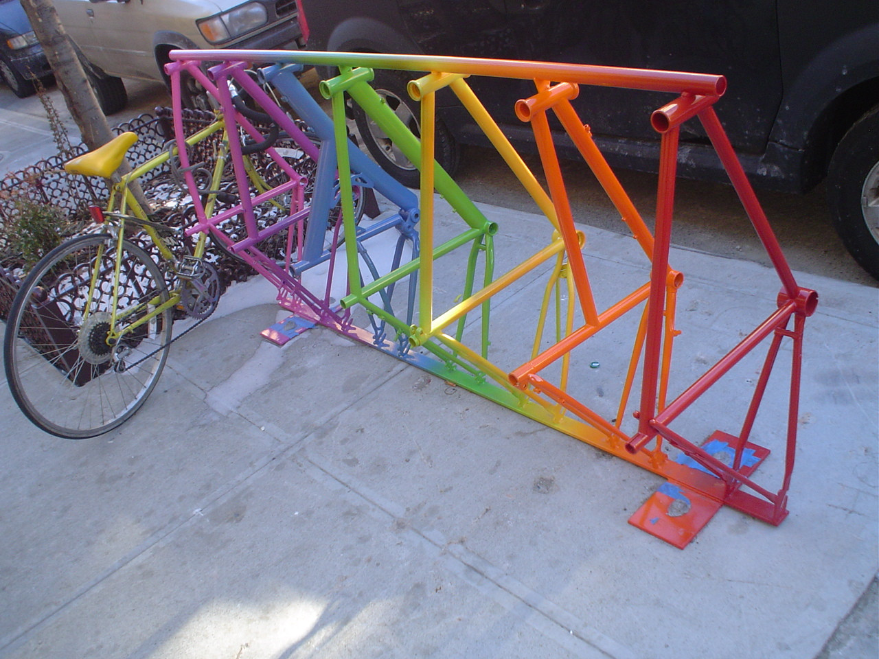 Best ideas about DIY Bicycle Rack
. Save or Pin Homemade Bike Parking Rack PDF Woodworking Now.