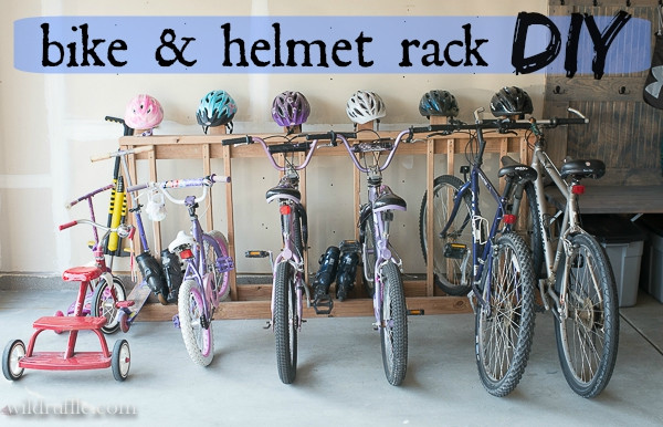 Best ideas about DIY Bike Rack Garage
. Save or Pin Bike & Helmet Rack Weekend DIY Now.