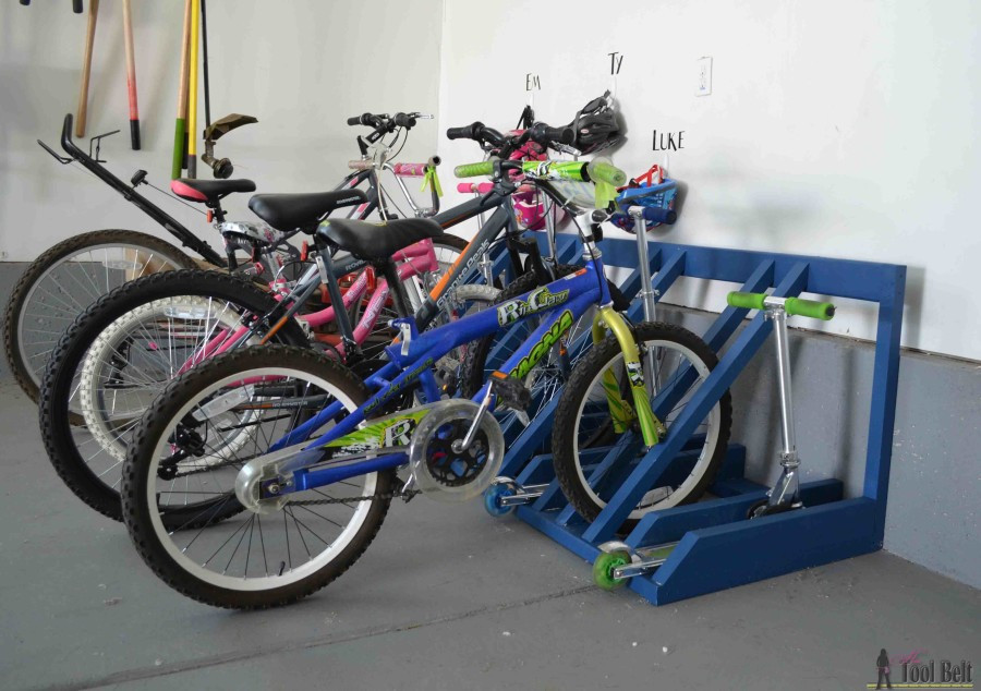 Best ideas about DIY Bike Rack Garage
. Save or Pin DIY Bike and Scooter Rack Her Tool Belt Now.