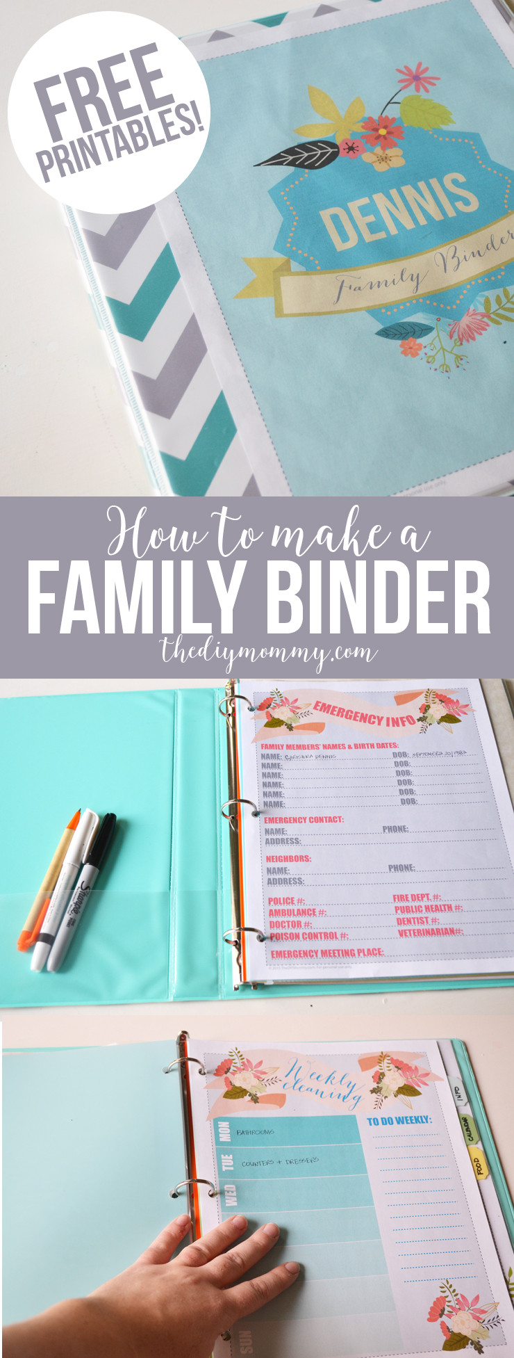 Best ideas about DIY Binder Organization
. Save or Pin Make a Household Organization Binder With Free Floral Now.