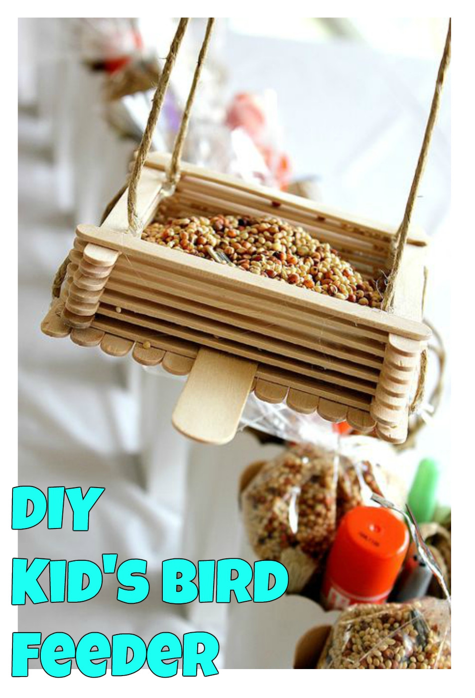 Best ideas about DIY Bird Feeder For Kids
. Save or Pin DIY Kids Bird Feeder Super Simple Kid s Crafts Now.
