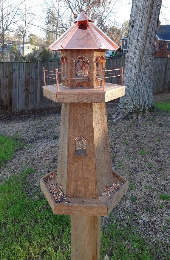 Best ideas about DIY Bird Feeder Plans
. Save or Pin Lighthouse Bird Feeder by copRcreations on Etsy $359 00 Now.