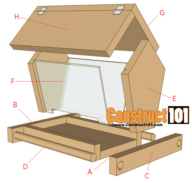 Best ideas about DIY Bird Feeder Plans
. Save or Pin Build a Bird Feeder Free Plans Construct101 Now.