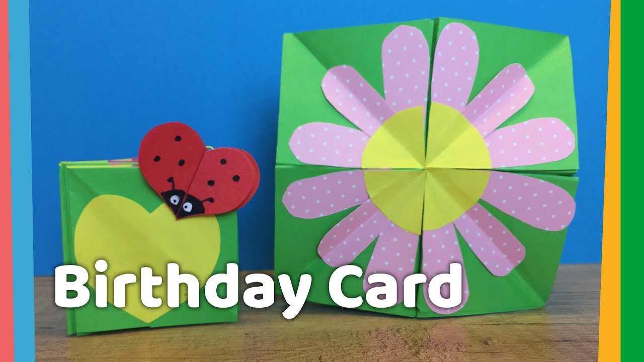 Best ideas about DIY Birthday Cards For Kids
. Save or Pin DIY Creative Birthday Card Idea for Kids Very easy to Now.