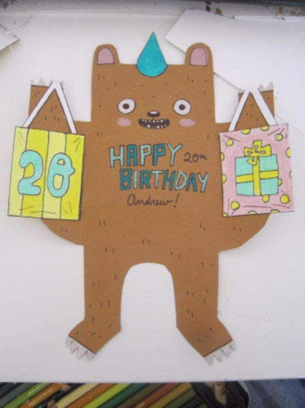 Best ideas about DIY Birthday Cards For Kids
. Save or Pin 30 Creative Ideas for Handmade Birthday Cards Now.