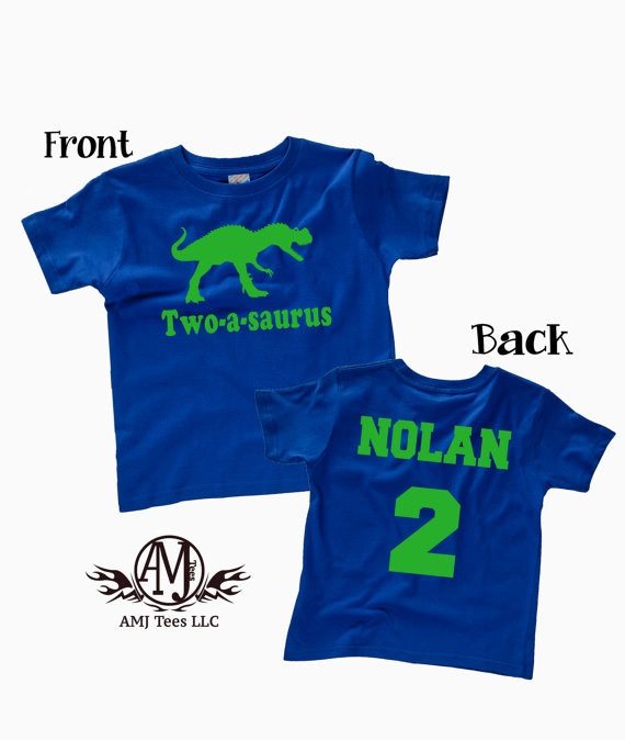 Best ideas about DIY Birthday Shirts For Toddlers
. Save or Pin Dinosaur birthday shirt for kids personalized t rex birthday Now.