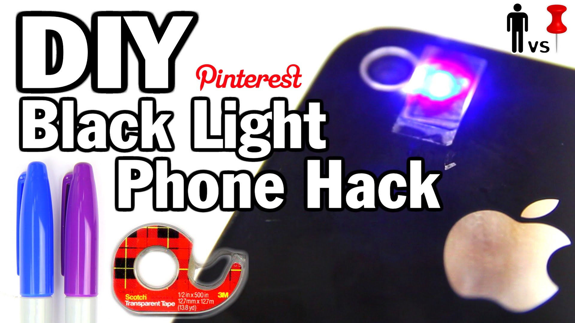 Best ideas about DIY Black Light
. Save or Pin DIY Black Light Phone Hack – Man Vs Pin 32 – INTHEFAME Now.