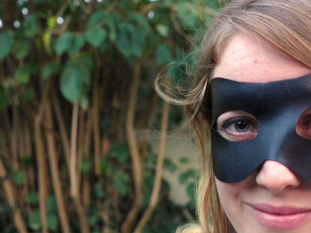 Best ideas about DIY Black Mask
. Save or Pin How to make a black leather spy mask Magical Daydream Now.