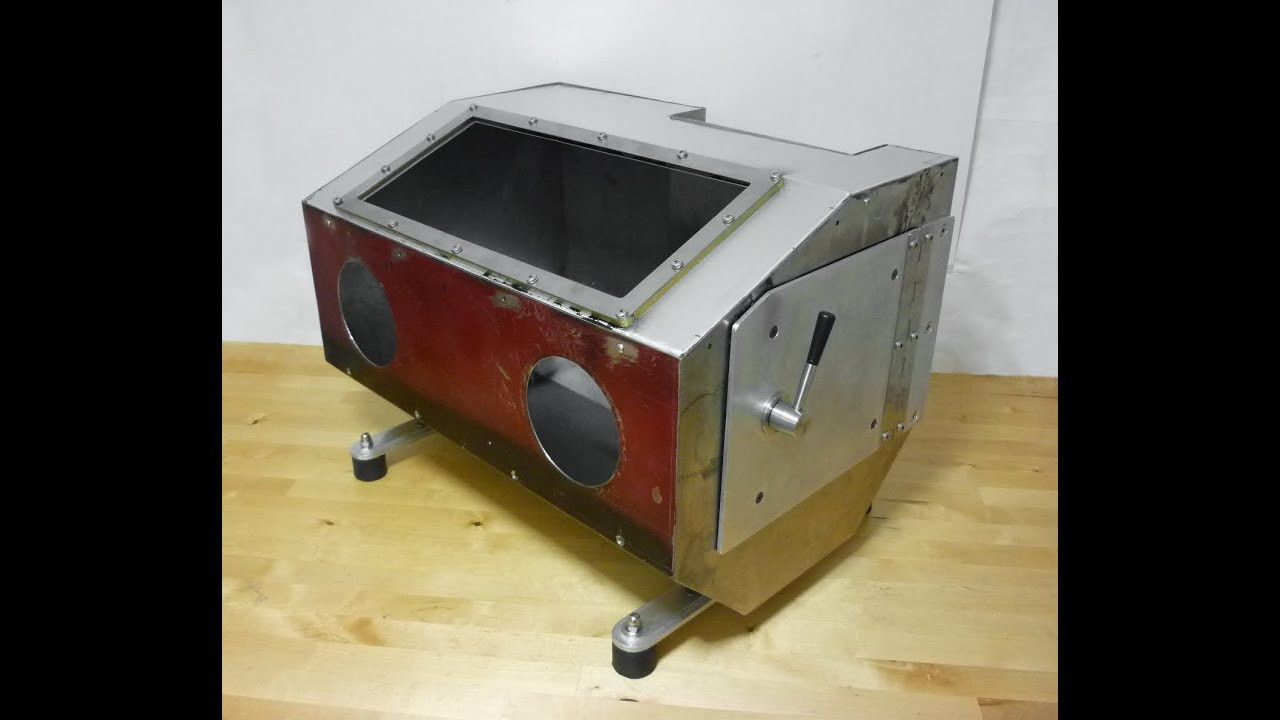 Best ideas about DIY Blast Cabinet
. Save or Pin Homemade sandblasting cabinet with integrated 2 5Lt Now.