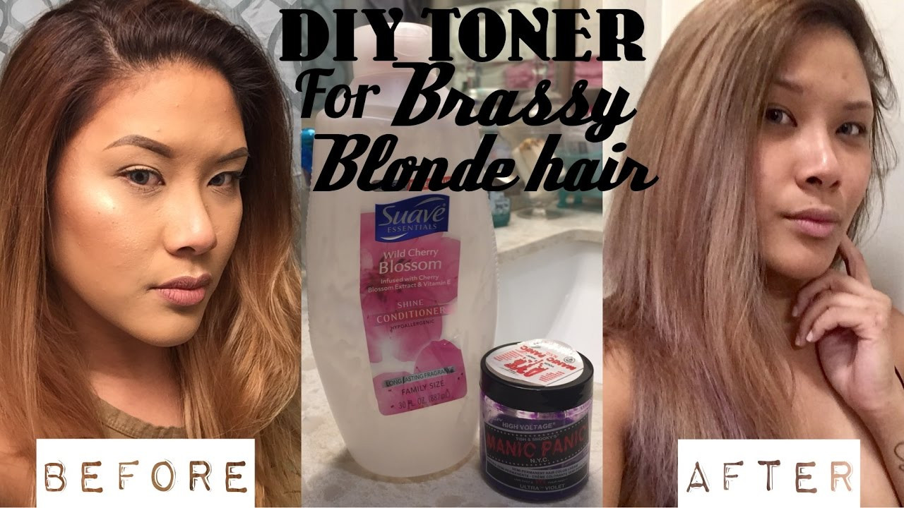 Best ideas about DIY Blue Toner For Orange Hair
. Save or Pin DIY HAIR TONER for Brassy Blonde Hair DEMO Now.