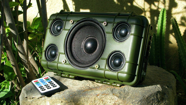 Best ideas about DIY Bluetooth Boombox
. Save or Pin DIY Tough Bluetooth Boombox Lasts 20hrs 12 Steps with Now.