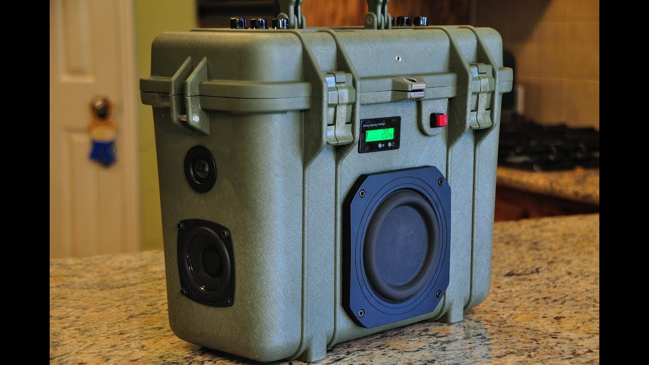 Best ideas about DIY Bluetooth Boombox
. Save or Pin DIY Custom Pelican 1430 Bluetooth BoomBox 2 1 100Wx2 Now.