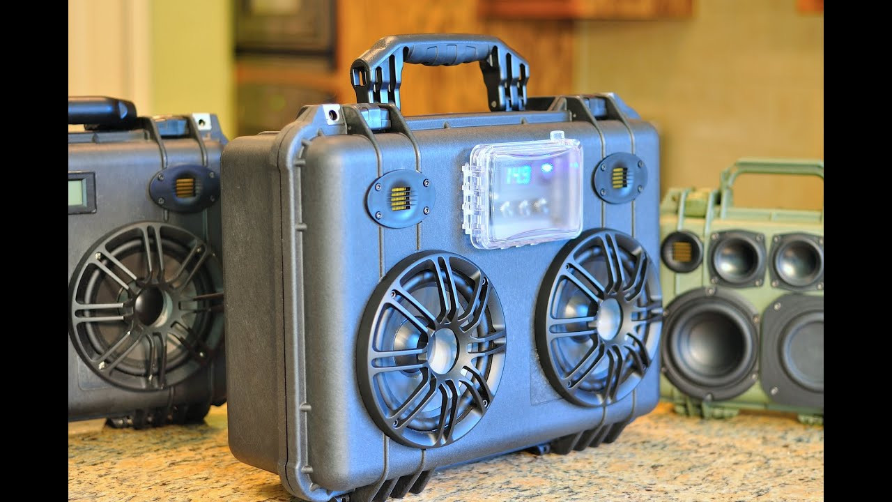 Best ideas about DIY Bluetooth Boombox
. Save or Pin DIY Pelican 1500 Bluetooth BoomBox 50W ch & 150Whr Now.