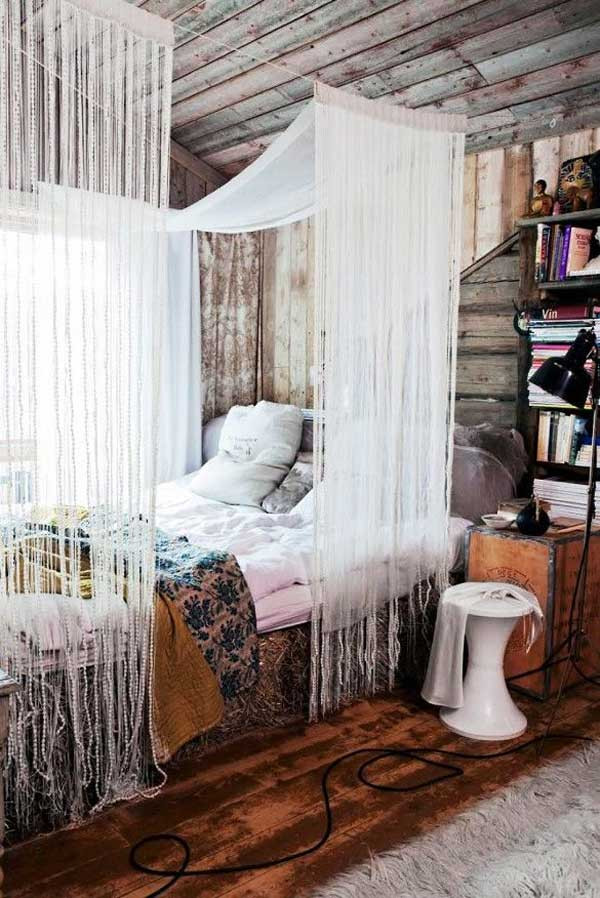 Best ideas about DIY Bohemian Bed Canopy
. Save or Pin 20 Magical DIY Bed Canopy Ideas Will Make You Sleep Now.
