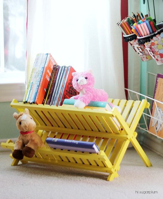 Best ideas about DIY Book Organizer
. Save or Pin 56 Diy Kids Book Rack DIY White Minimalist Wall Mounted Now.