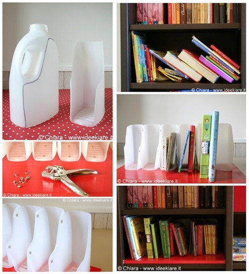 Best ideas about DIY Book Organizer
. Save or Pin Cool Creativity — DIY Book Organizer from Recycled Plastic Now.