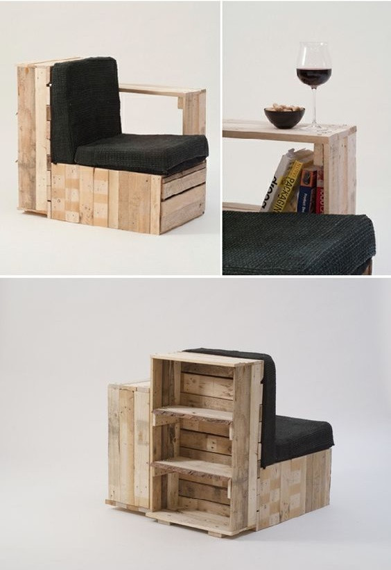 Best ideas about DIY Bookshelf Chair
. Save or Pin 17 Innovative Bookcase Chair Designs Small House Decor Now.