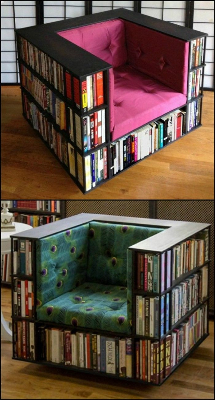 Best ideas about DIY Bookshelf Chair
. Save or Pin How to build a biblio chair diy bookcases Now.